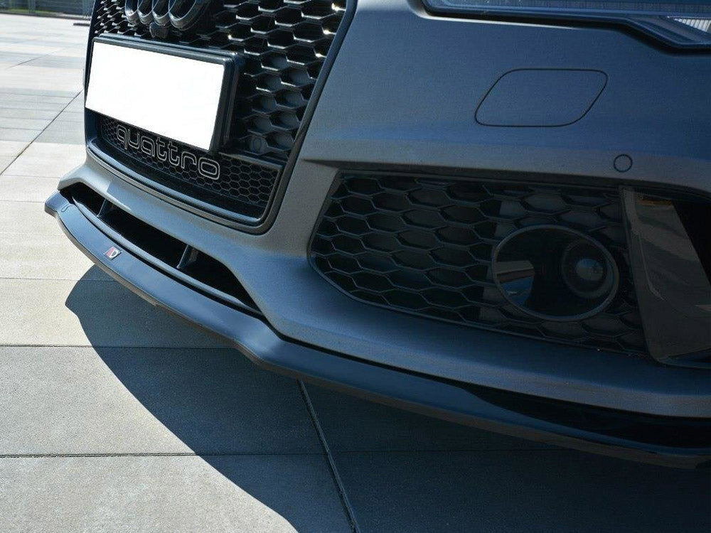 Front Splitter V.2 Audi RS7 C7 Facelift (2014-2017) - Wayside Performance 