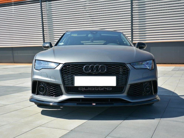 Front Splitter V.2 Audi RS7 C7 Facelift (2014-2017) - Wayside Performance 