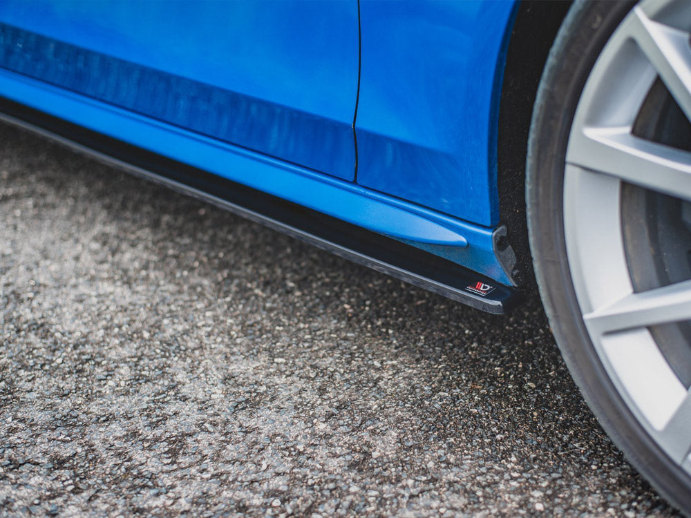 Maxton Design Side Skirts Diffusers Audi S4 / A4 / A4 S-line B8 / B8 Facelift (2008-2015) - Wayside Performance 