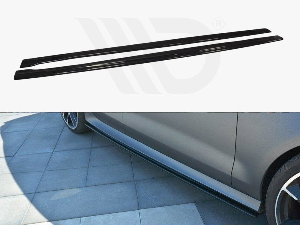 Side Skirts Diffusers V.1 Audi RS7 C7 Facelift - Wayside Performance 
