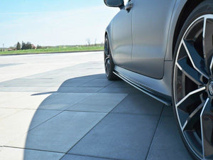 Side Skirts Diffusers V.1 Audi RS7 C7 Facelift - Wayside Performance 