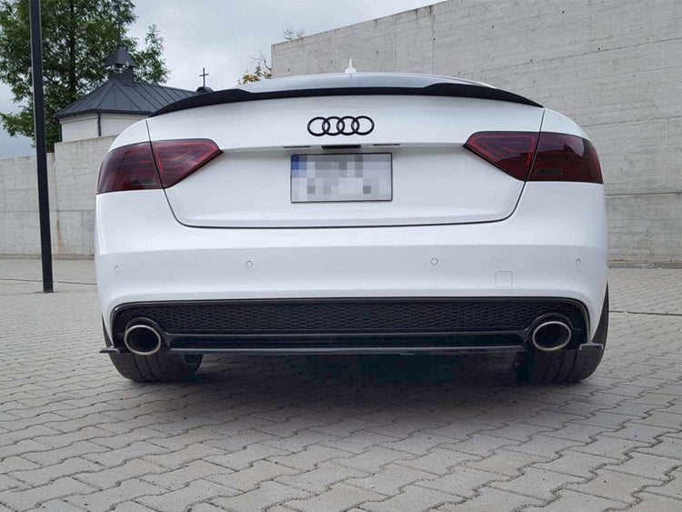 Central Rear Splitter Audi A5 S-line 8T FL Coupe / Sportback (2011-2016) - Wayside Performance 