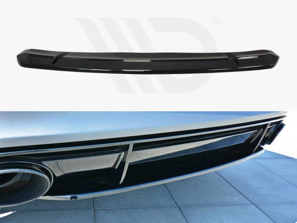 Central Rear Splitter Audi RS7 C7 Facelift (2014-2017) - Wayside Performance 