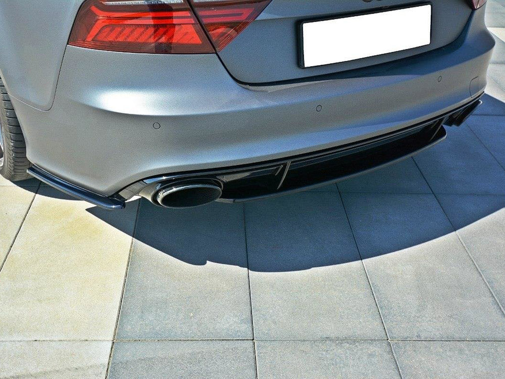 Central Rear Splitter Audi RS7 C7 Facelift (2014-2017) - Wayside Performance 