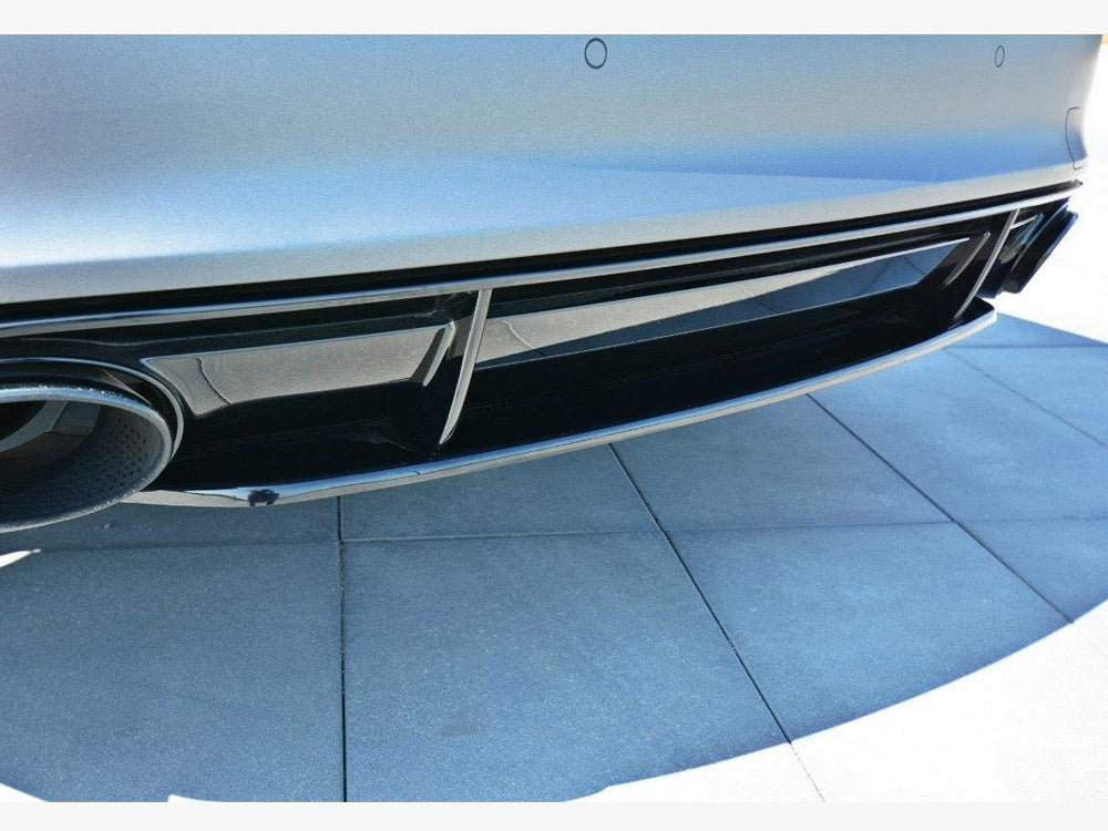 Central Rear Splitter Audi RS7 C7 Facelift (2014-2017) - Wayside Performance 