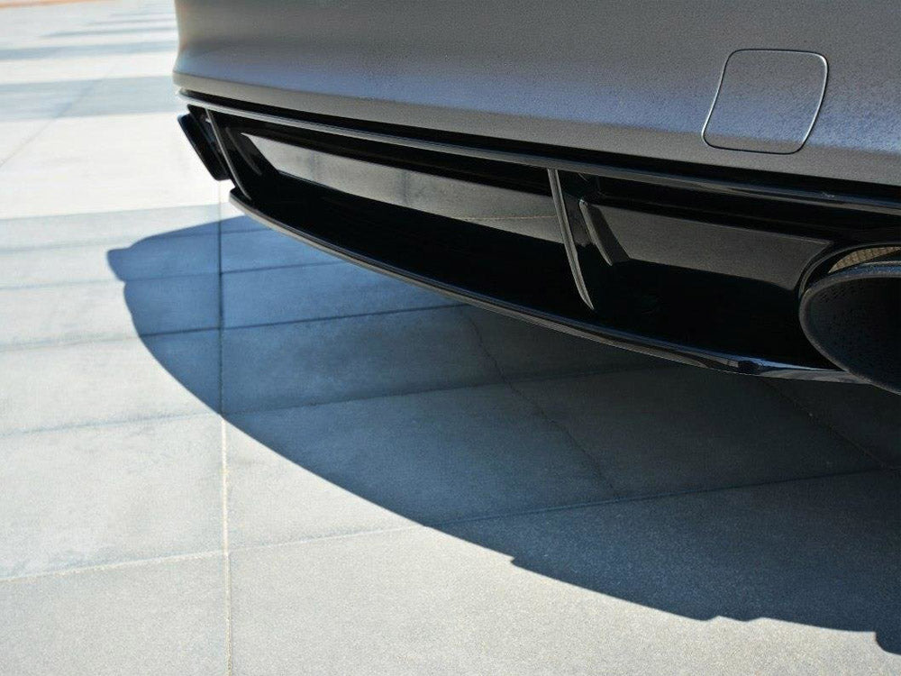Central Rear Splitter Audi RS7 C7 Facelift (2014-2017) - Wayside Performance 