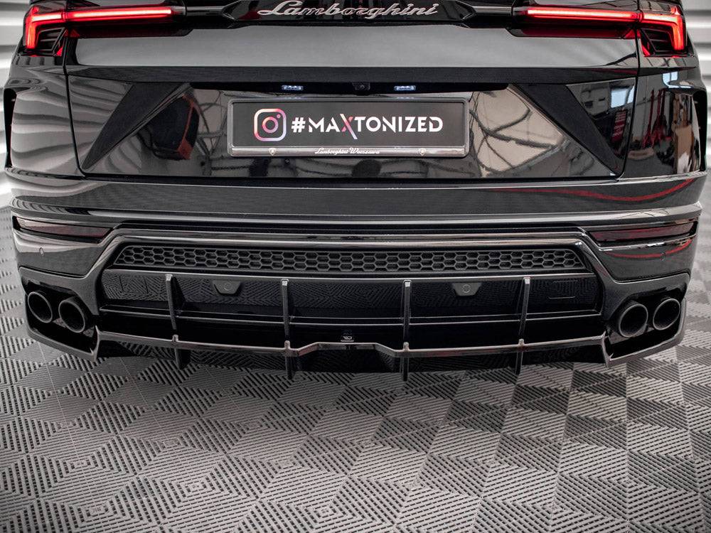 Central Rear Splitter (Vertical Bars) Lamborghini URUS Mk1 - Wayside Performance 