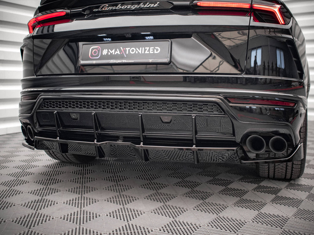 Central Rear Splitter (Vertical Bars) Lamborghini URUS Mk1 - Wayside Performance 