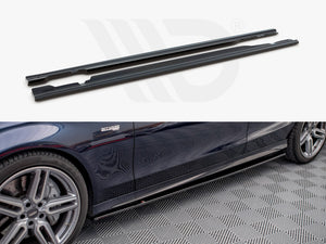 Side Skirts Diffusers Mercedes-AMG C 43 / AMG-Line W205 - Wayside Performance 
