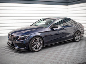 Side Skirts Diffusers Mercedes-AMG C 43 / AMG-Line W205 - Wayside Performance 