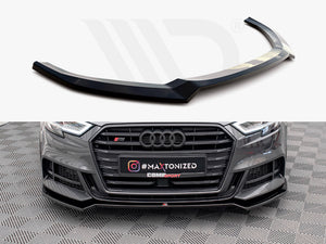 Maxton Design Front Splitter V.2 Audi S3 Sportback 8v Facelift - Wayside Performance 