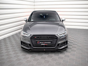 Maxton Design Front Splitter V.2 Audi S3 Sportback 8v Facelift - Wayside Performance 