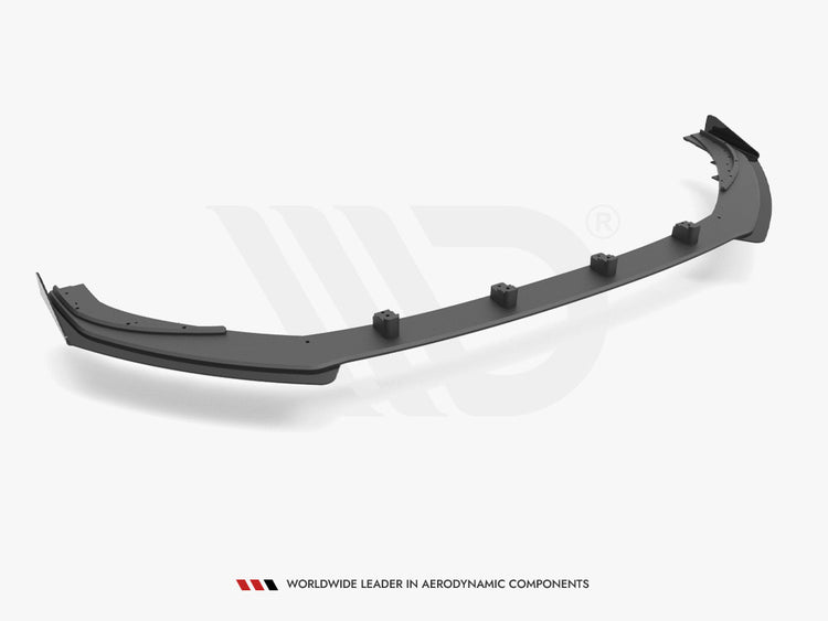 Maxton Design Street Pro Front Splitter V.1 (+flaps) Audi S3 Sportback 8v Facelift - Wayside Performance 