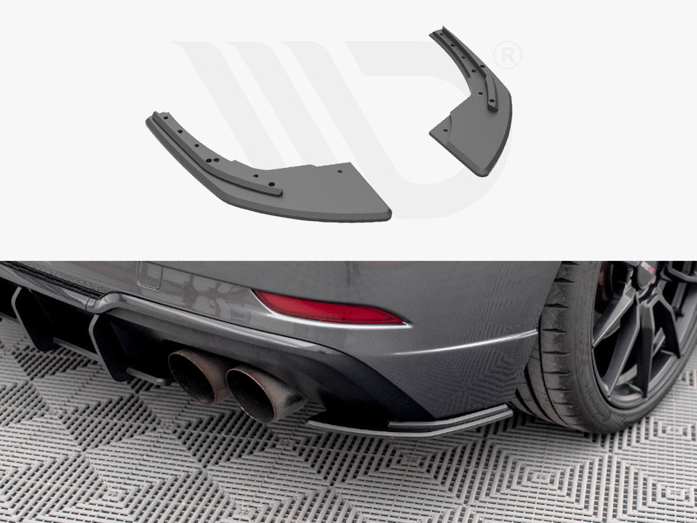 Maxton Design Street Pro Rear Side Splitters Audi S3 Sportback 8v Facelift - Wayside Performance 