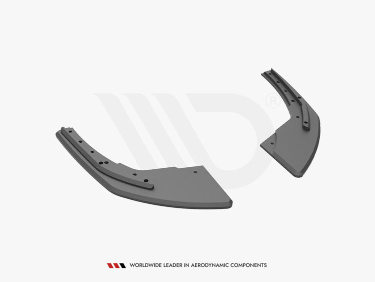 Maxton Design Street Pro Rear Side Splitters Audi S3 Sportback 8v Facelift - Wayside Performance 