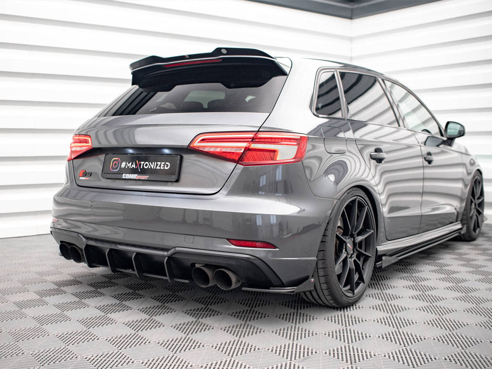 Maxton Design Spoiler Cap Audi S3 Sportback 8v Facelift - Wayside Performance 