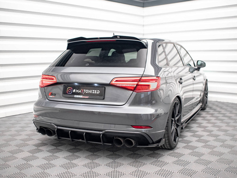 Maxton Design Rear Side Flaps Audi S3 Sportback 8v Facelift - Wayside Performance 