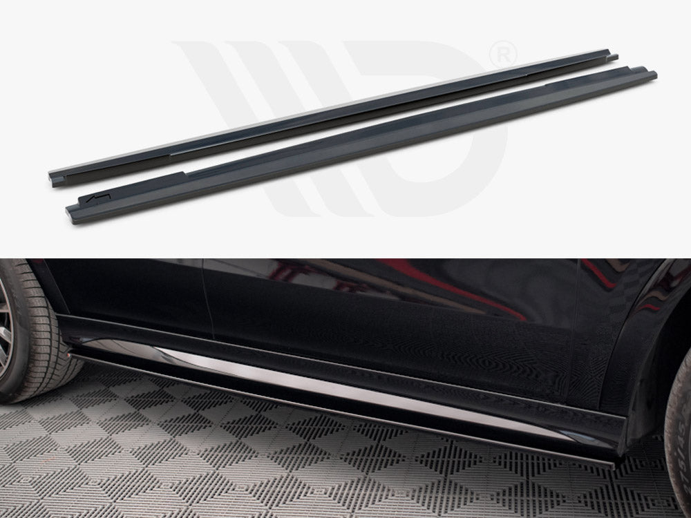 Side Skirts Diffusers Mercedes-AMG / AMG-Line GLE Coupe / SUV C167 / W167 - Wayside Performance 