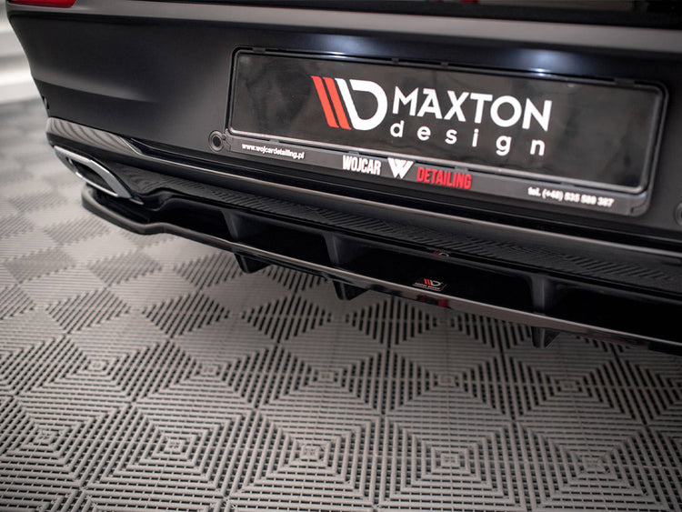 Central Rear Splitter (Vertical Bars) Mercedes GLE Coupe AMG Line C167 - Wayside Performance 