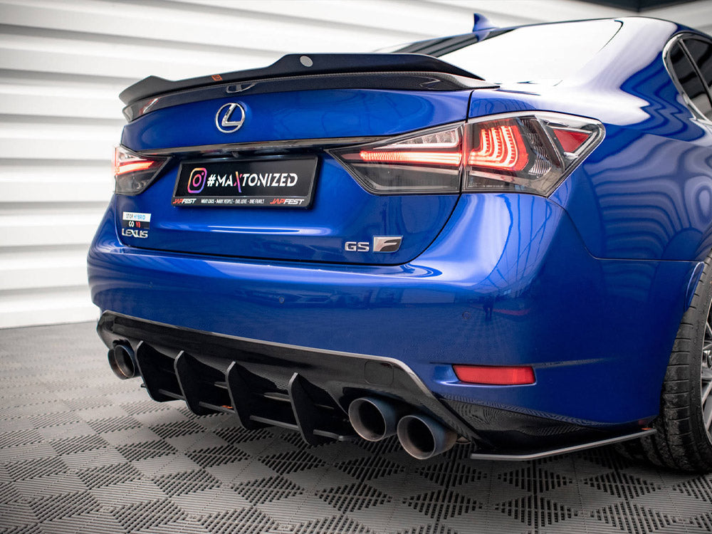 Street PRO Rear Diffuser Lexus GS F Mk4 Facelift - Wayside Performance 