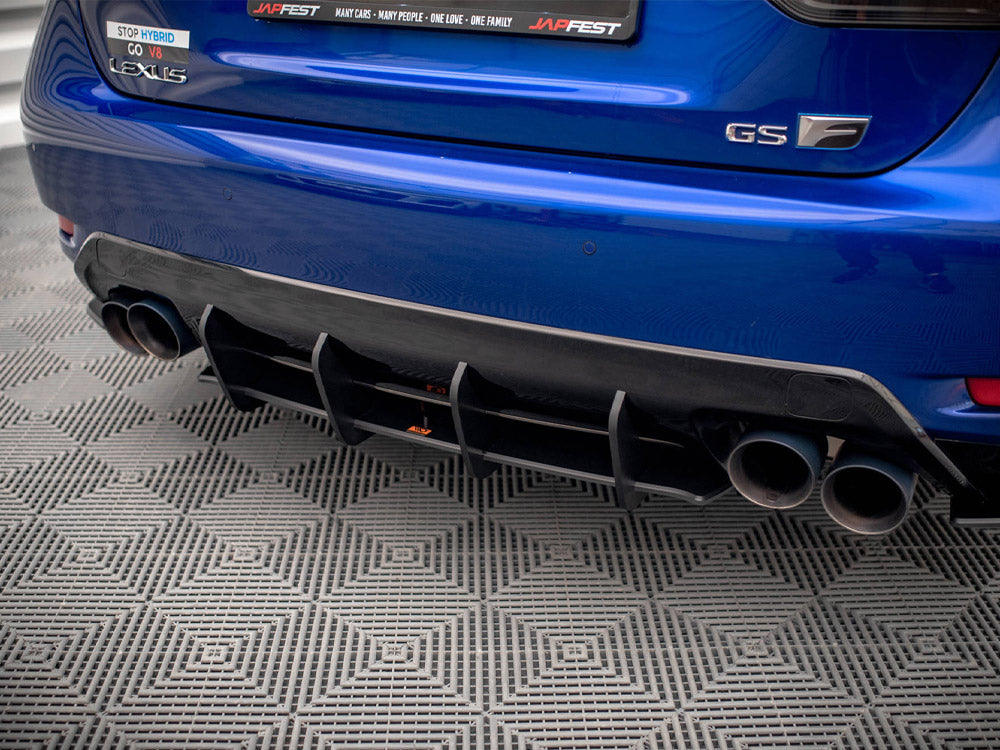Street PRO Rear Diffuser Lexus GS F Mk4 Facelift - Wayside Performance 