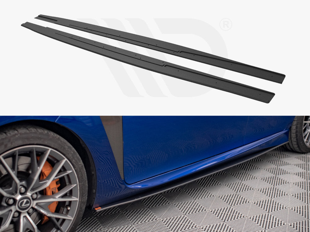 Street PRO Side Skirts Diffusers Lexus GS F Mk4 Facelift - Wayside Performance 