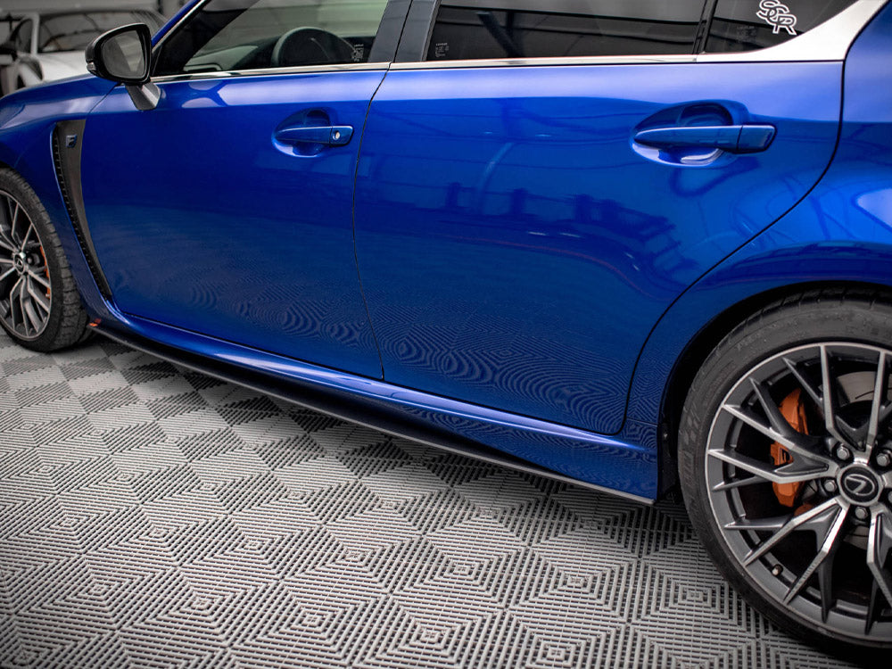 Street PRO Side Skirts Diffusers Lexus GS F Mk4 Facelift - Wayside Performance 