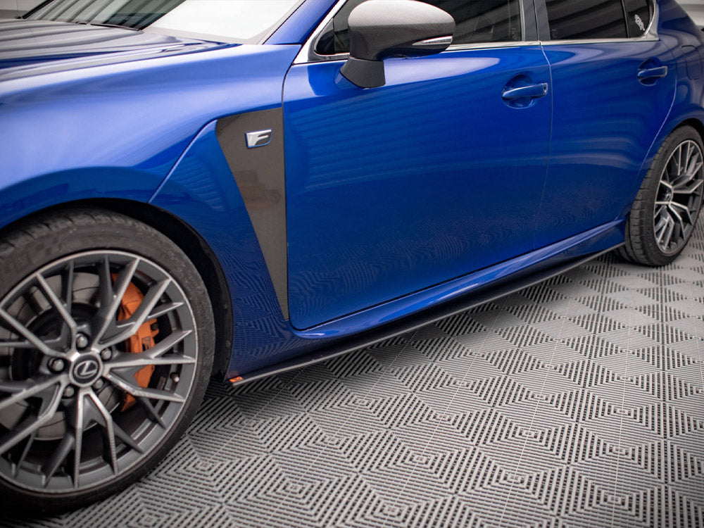 Street PRO Side Skirts Diffusers Lexus GS F Mk4 Facelift - Wayside Performance 