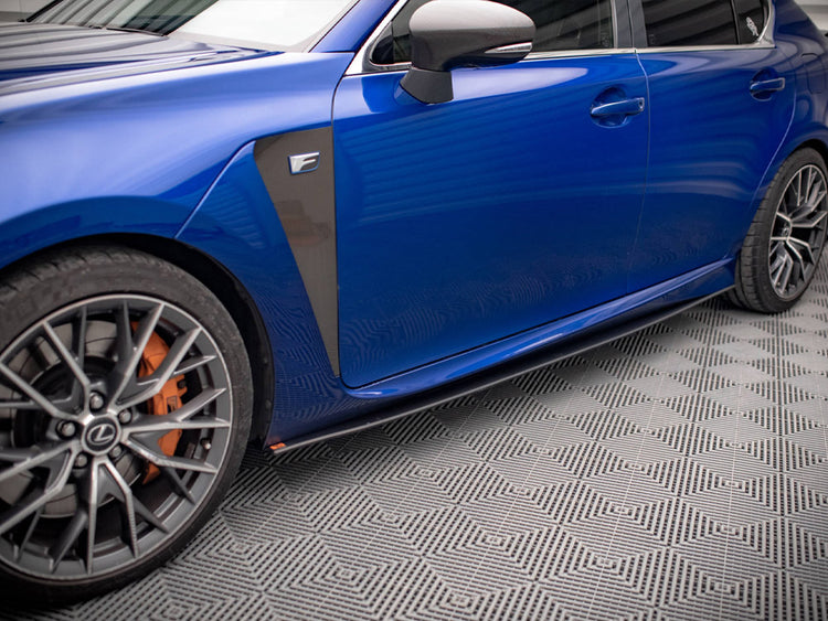 Street PRO Side Skirts Diffusers Lexus GS F Mk4 Facelift - Wayside Performance 