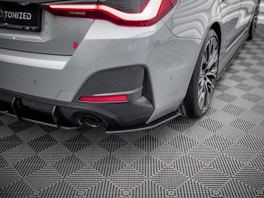 Street PRO Rear Side Splitters BMW 4 Gran Coupe M-Pack G26 - Wayside Performance 