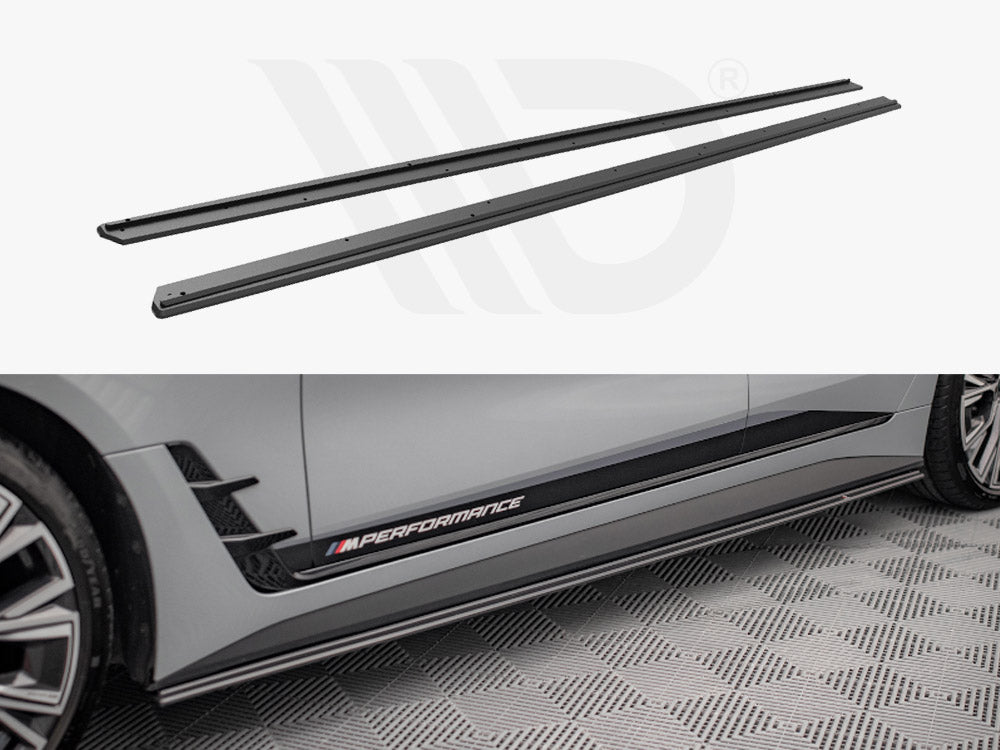 Street PRO Side Skirts Diffusers BMW 4 Gran Coupe M-Pack G26 - Wayside Performance 