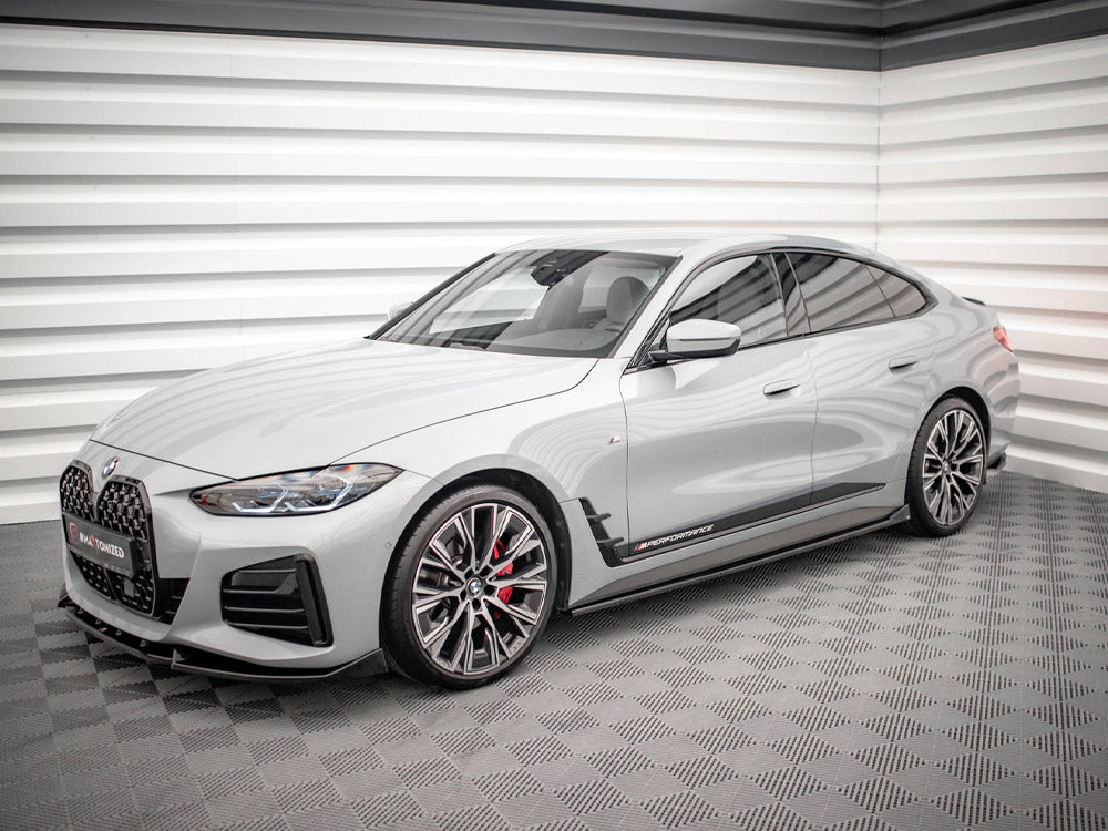 Side Skirts Diffusers V.2 BMW 4 Gran Coupe M-Pack / M440i G26 - Wayside Performance 