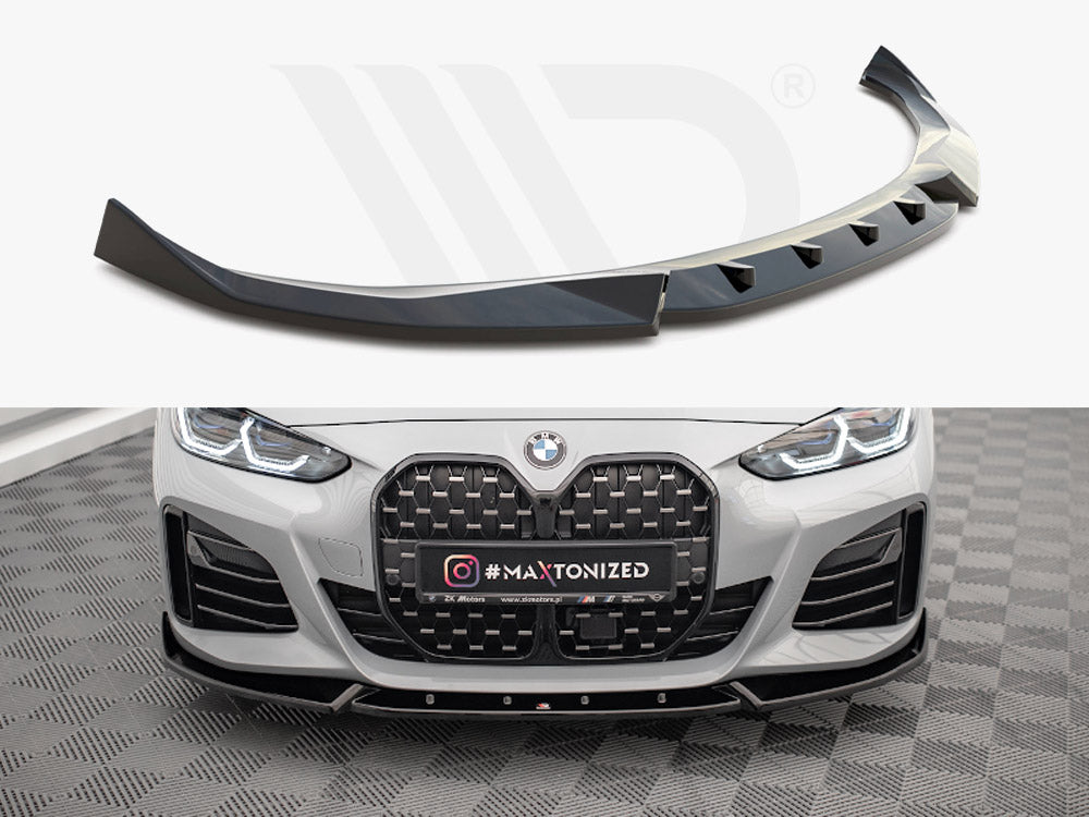 Front Splitter V.2 BMW 4 / i4 Gran Coupe M-Pack / M440i G26 - Wayside Performance 