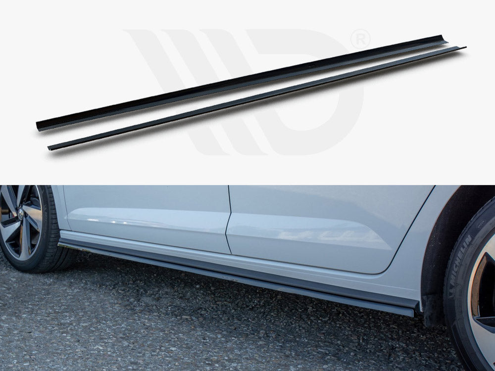 Side Skirts Diffusers Vw Polo Mk6 Gti (2017-2021) - Wayside Performance 