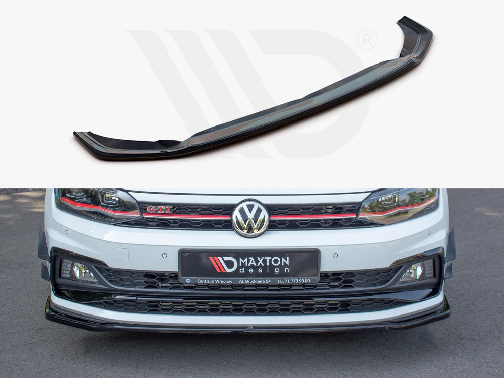 Front Splitter V.2 Vw Polo Mk6 Gti (2017-2021) - Wayside Performance 