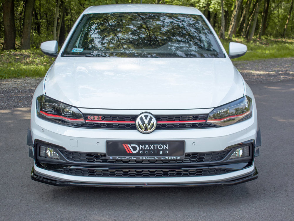 Front Splitter V.2 Vw Polo Mk6 Gti (2017-2021) - Wayside Performance 