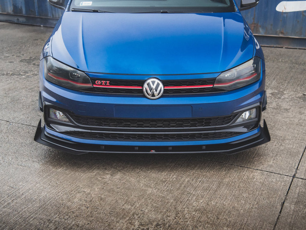 Maxton Racing Front Splitter (+flaps) Vw Polo Gti Mk6 (2017-) - Wayside Performance 