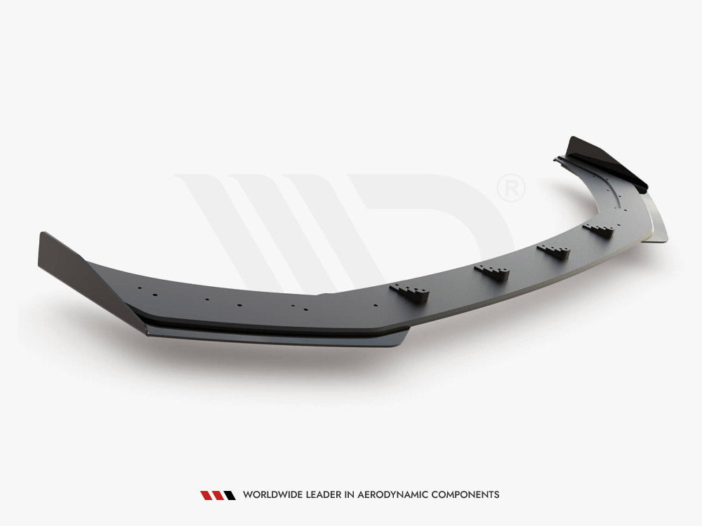 Maxton Racing Front Splitter (+flaps) Vw Polo Gti Mk6 (2017-) - Wayside Performance 