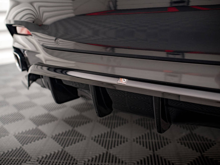 Central Rear Splitter (Vertical Bars) BMW X6 M Sport F16 - Wayside Performance 