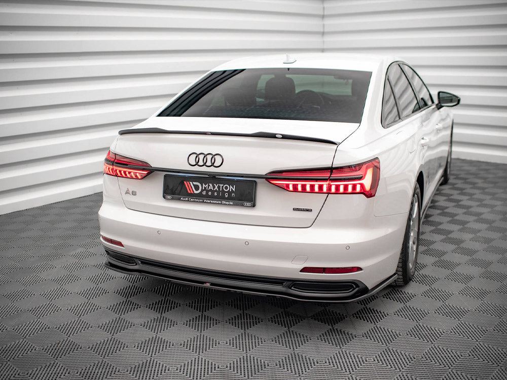 Central Rear Splitter Audi A6 C8 - Wayside Performance 