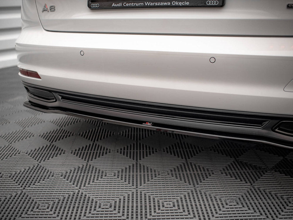 Central Rear Splitter Audi A6 C8 - Wayside Performance 