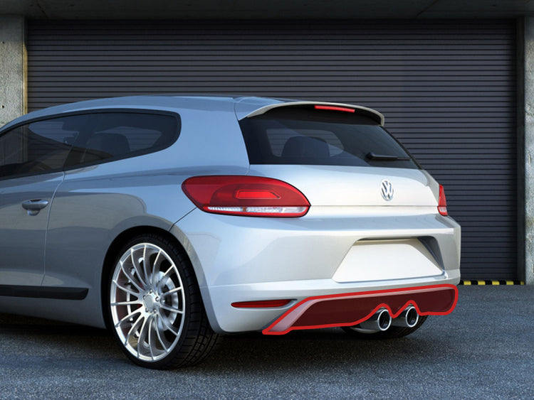Rear Diffuser VW Scirocco Standard (Scirocco R Look) - Wayside Performance 