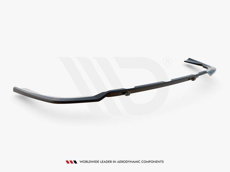 Central Rear Splitter (Vertical Bars) V.3 BMW X6 M-Pack G06 - Wayside Performance 