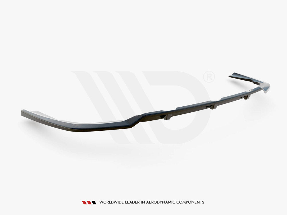 Central Rear Splitter (Vertical Bars) V.2 BMW X6 M-Pack G06 - Wayside Performance 