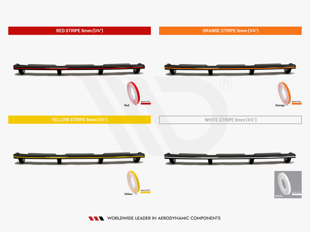 Central Rear Splitter (Vertical Bars) Maserati Levante GTS Mk1 - Wayside Performance 