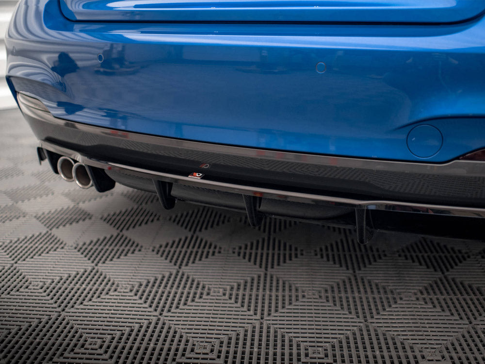 Central Rear Splitter (Vertical Bars) BMW 2 M-Pack F22 - Wayside Performance 