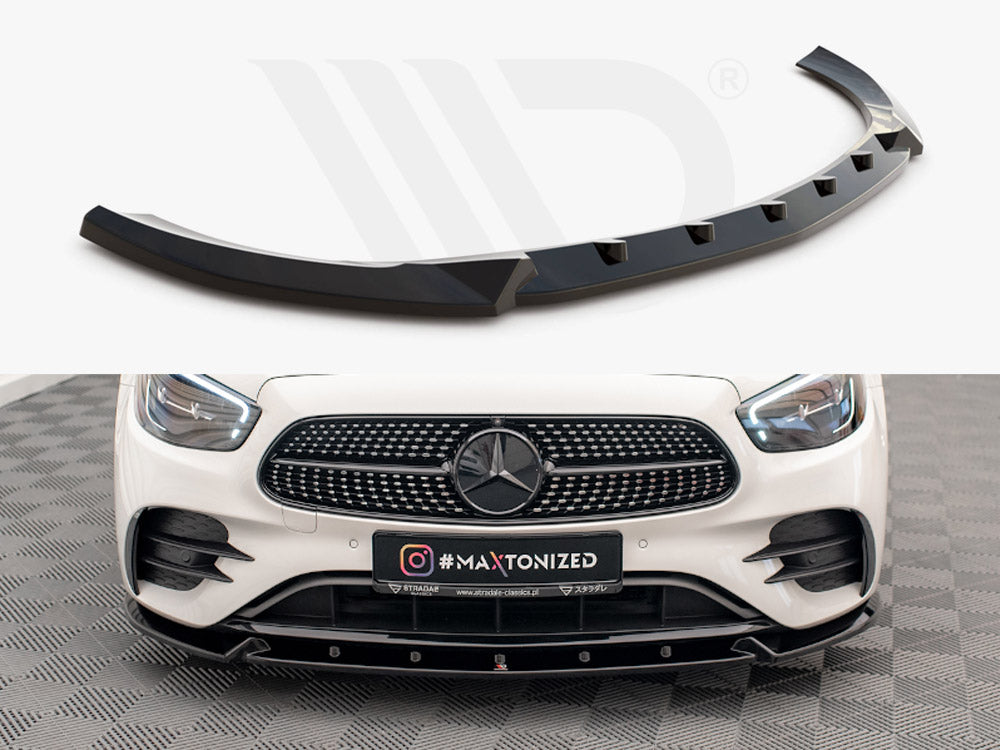 Front Splitter V.2 Mercedes E AMG Line W213 Facelift - Wayside Performance 