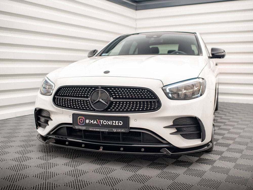 Front Splitter V.2 Mercedes E AMG Line W213 Facelift - Wayside Performance 