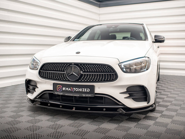 Front Splitter V.2 Mercedes E AMG Line W213 Facelift - Wayside Performance 