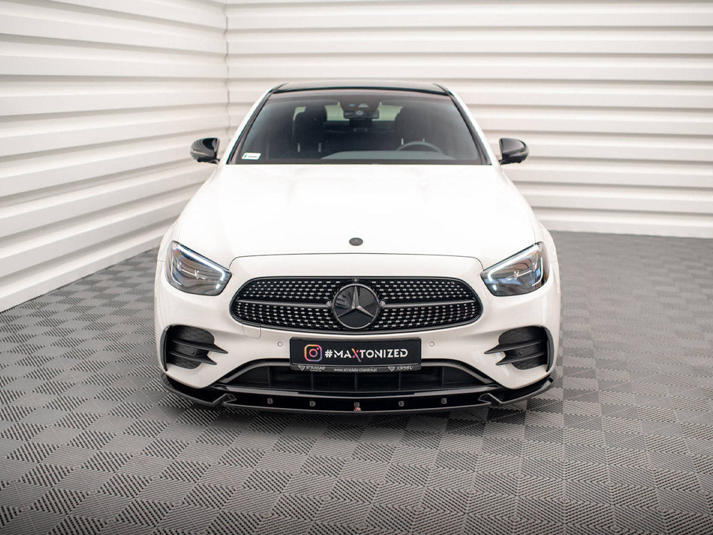 Front Splitter V.2 Mercedes E AMG Line W213 Facelift - Wayside Performance 